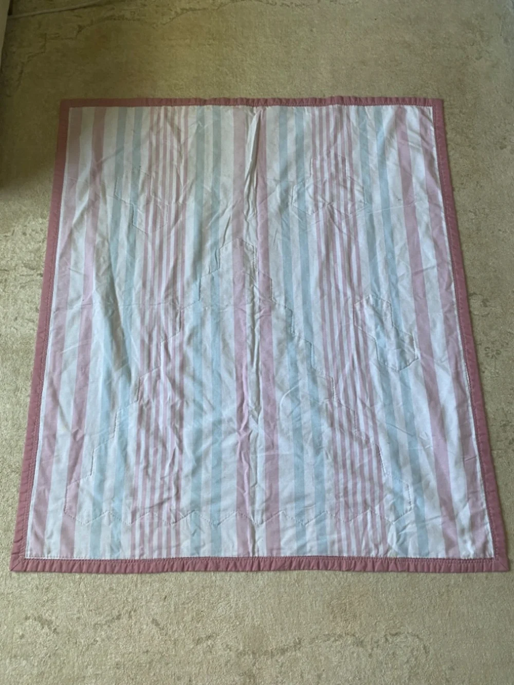 4 handmade baby blankets